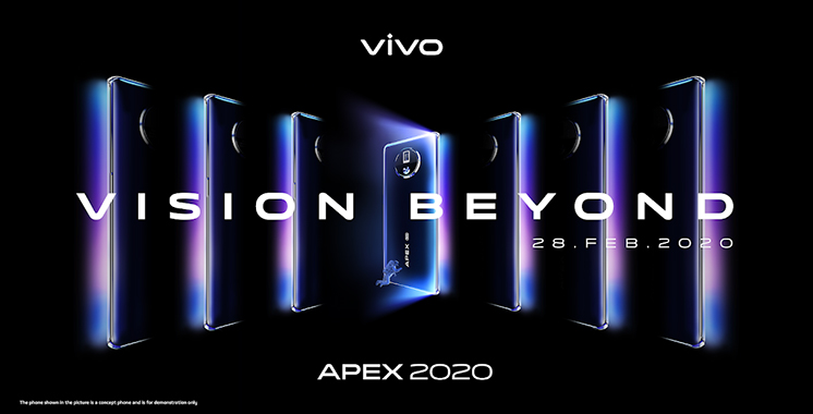 Smartphone : Vivo APEX 2020 révèle une vision futuriste  au-delà de l’imagination