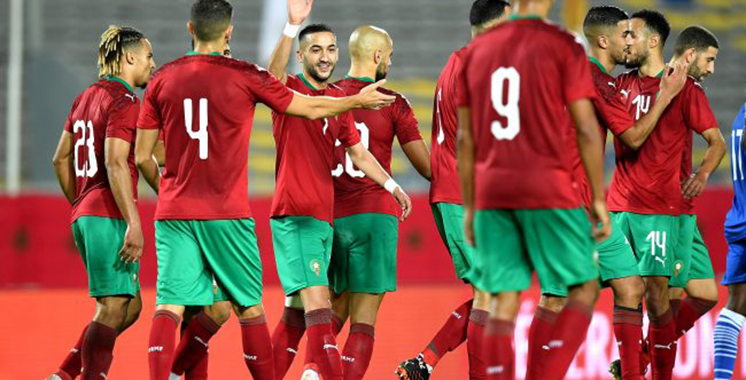 Après avoir battu la Centrafrique dans le cadre  de la 4e journée des éliminatoires de la CAN 2022 : Le Maroc à un point  de la qualification