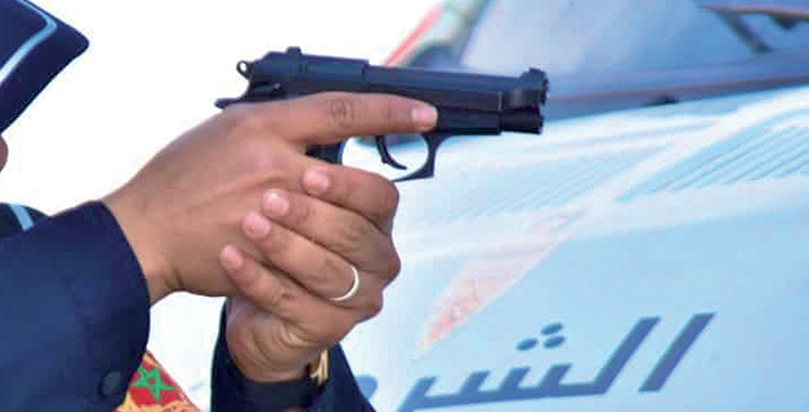 Kelaât Sraghna : Un inspecteur de police contraint de faire usage de son arme à feu