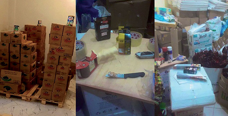 Contrefaçon de marques commerciales et emballage  de denrées alimentaires périmées : Sept individus interpellés à Oujda