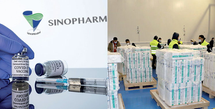 Le Maroc a réceptionné mercredi 2 millions  de doses du vaccin Sinopharm