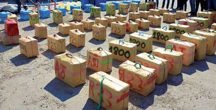 Sept personnes interpellées : Saisie de 2 tonnes de chira à Agadir