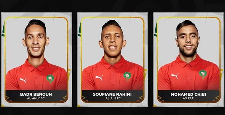 Coupe d’Afrique des nations: Badr Benoun, Soufiane Rahimi et Mohammed Chibi convoqués