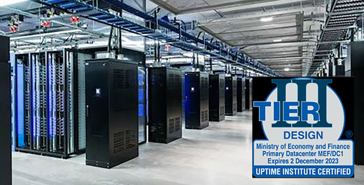 Le Datacenter du ministère de l’économie et  des finances certifié «Tier III» d’Uptime Institute