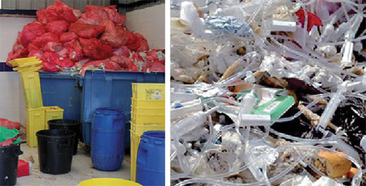 Les hôpitaux publics et les cliniques produisent  7.000 tonnes de déchets médicaux par an