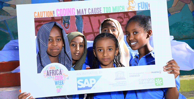 1,8 million de jeunes africains formés lors de l’Africa Code Week 2021