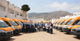 Al Hoceima : Remise de 18 bus scolaires et 7 ambulances  au profit de communes