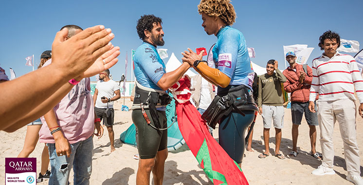 De afsluiting van de 12e editie van het World Windsurfing Championship in Dakhla: Ali Bakali behaalt de vierde plaats