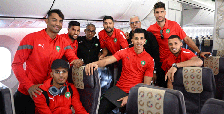 Mondial 2022: La délégation de la sélection marocaine s’est envolée pour Doha