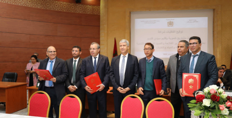 Développement agricole et rural: Six conventions signées au niveau  de la province de Sidi Kacem