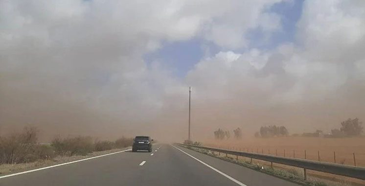 Alerte météo: Fortes rafales de vent avec tempêtes de poussières probables ce jeudi