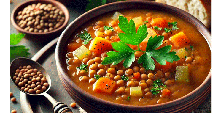 Velouté de Lentilles et Carottes aux Épices: Un réconfort parfumé et nourrissant