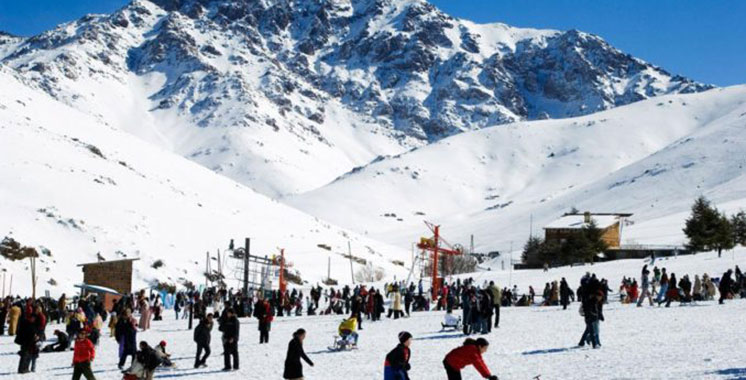 La station de ski d’Oukaïmeden retrouve  sa splendeur avec les premières chutes de neige