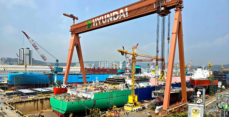 Chantier naval de Casablanca : Le coréen Hyundai dans la course