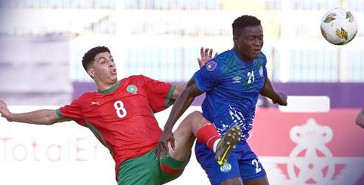 CAN-U20 : le Maroc bat la Sierra Leone et se qualifie pour les demi-finales et le Mondial