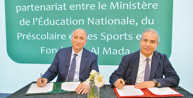 Accès aux technologies dans les écoles: L’Education nationale et la Fondation  Al Mada engagés en faveur du rural