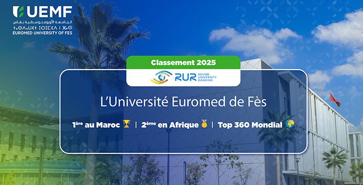 Classement mondial Round University Ranking : L’Université Euromed de Fès classée 1ère au Maroc et 2ème en Afrique
