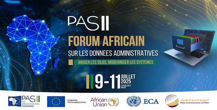 Du 9 au 11 juillet 2025 : Casablanca abrite un forum axé sur les données administratives en Afrique