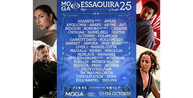 Il propose une sélection pointue et cosmopolite: Moga festival annonce son grand retour à Essaouira