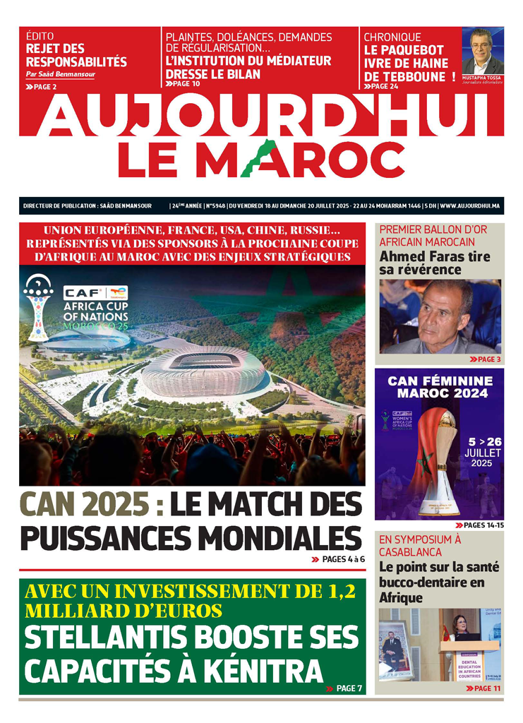 Journal électronique du Vendredi 18 au Dimanche 20 Juillet 2025 ????