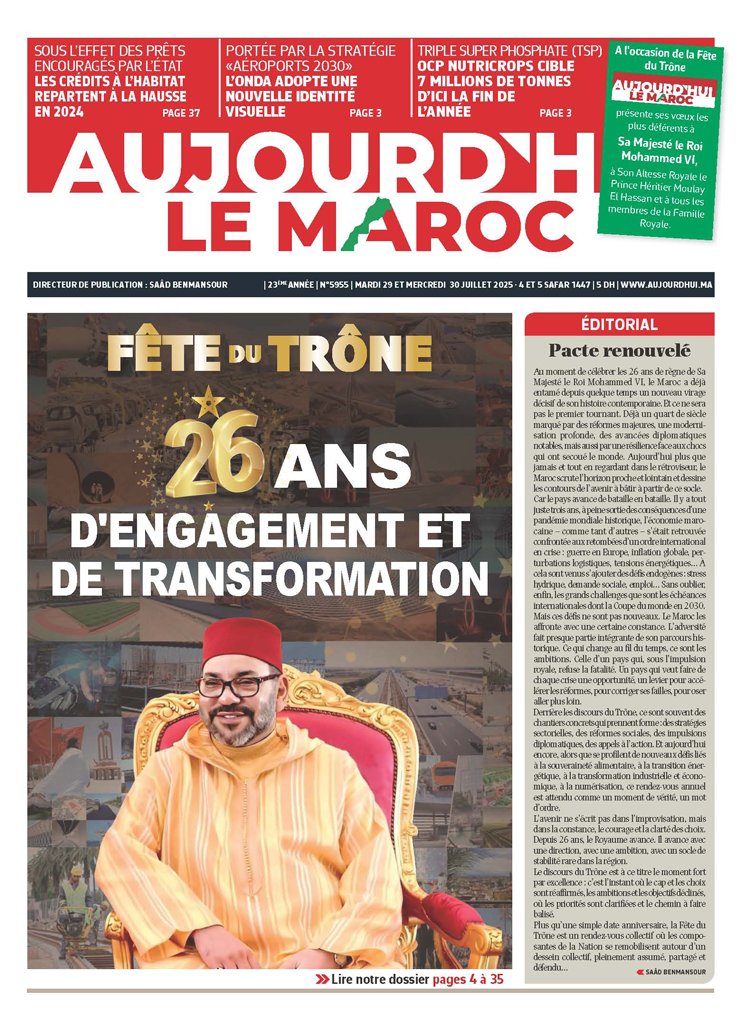 Journal électronique du Mardi 29 et Mercredi 30  Juillet 2025 ????