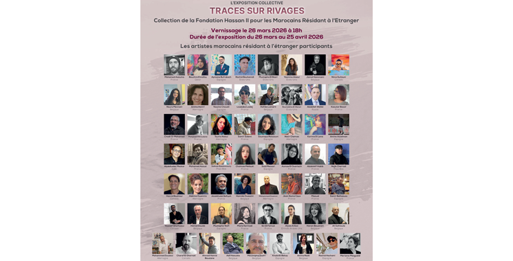 Traces on Shores Honors 60 Artists at Hassan II Foundation