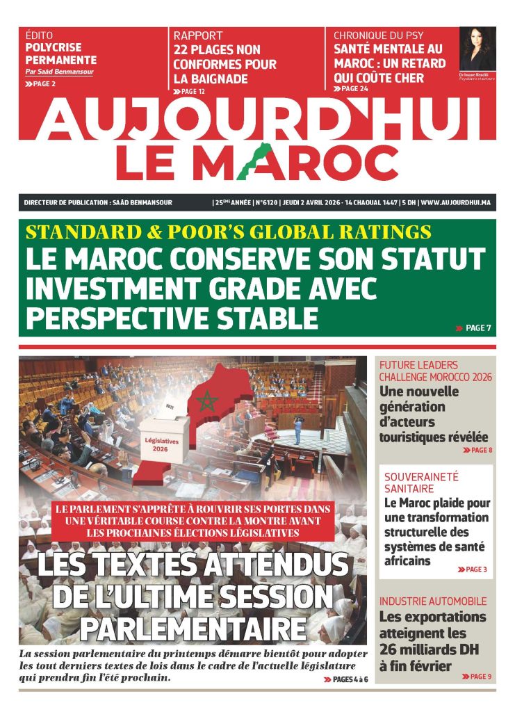 Journal électronique du Jeudi 2 Avril 2026 ?