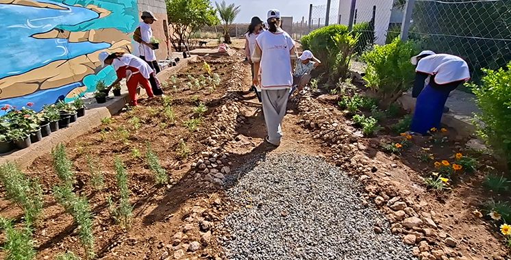 Pour ses 1 700 élèves, ce collège près de Marrakech vient de s'offrir un sacré coup de neuf